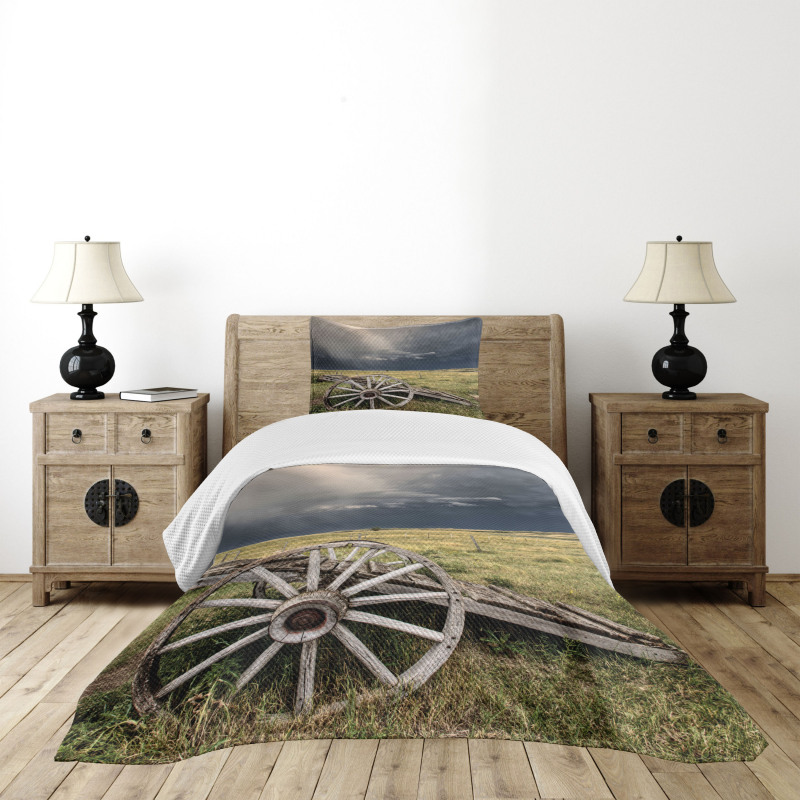 Cart Clouds Bedspread Set