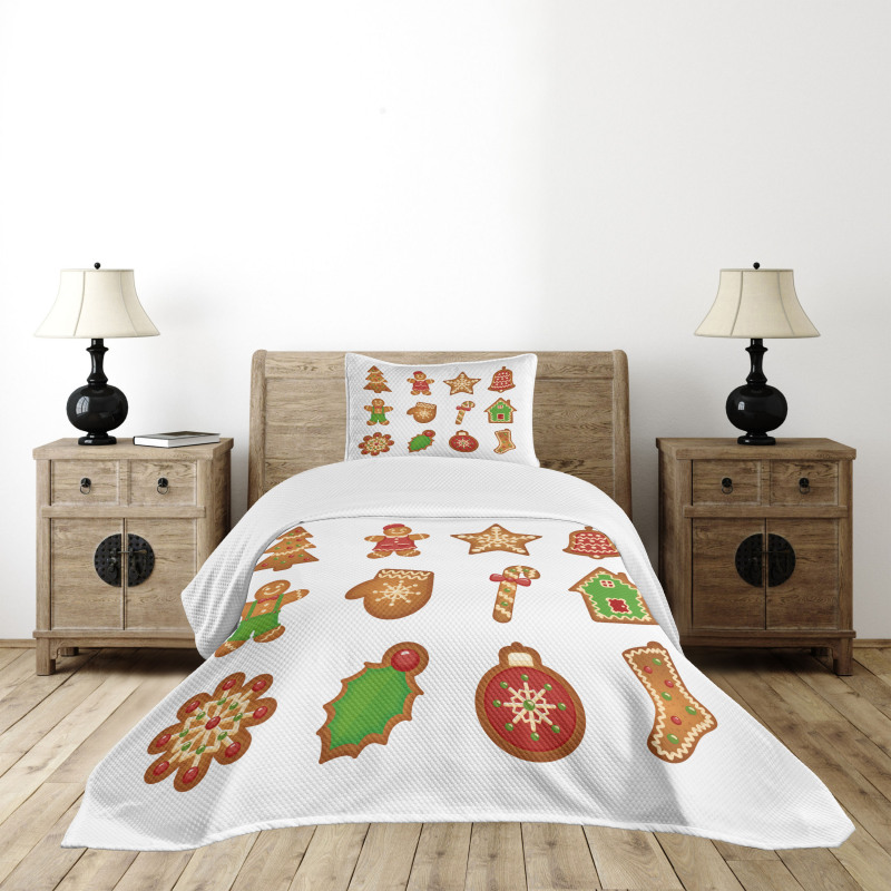 Various Cookies Bedspread Set