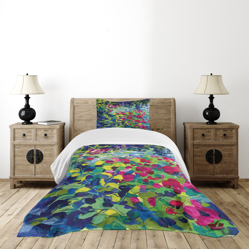 Floral Field Summer Bedspread Set