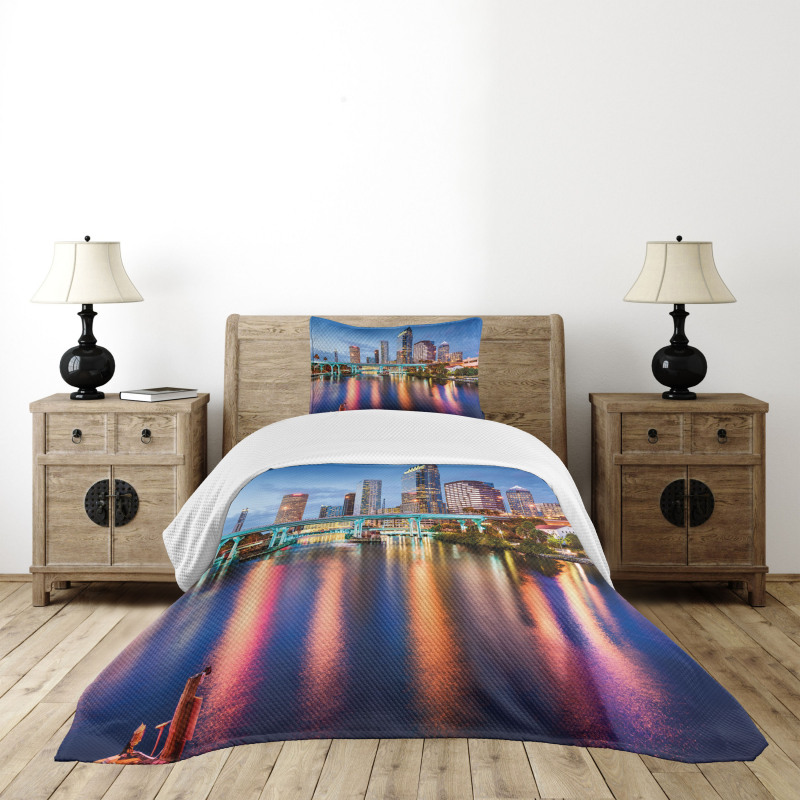 Hillsborough River USA Bedspread Set