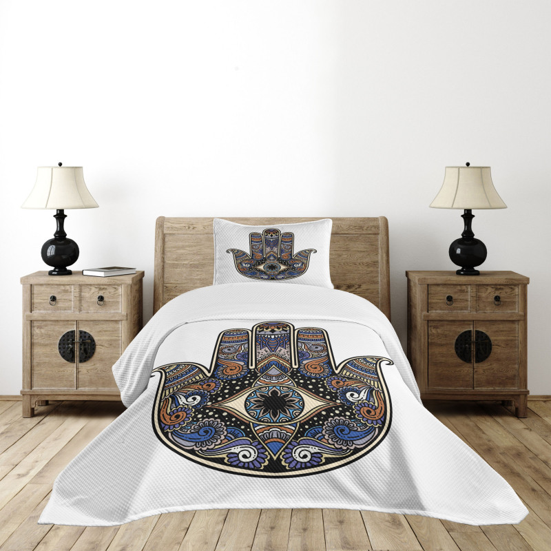 Bohemian Vintage Doodle Bedspread Set