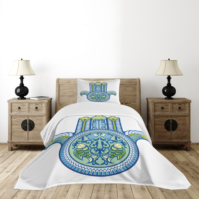 Mysticism Koi Fish Bedspread Set