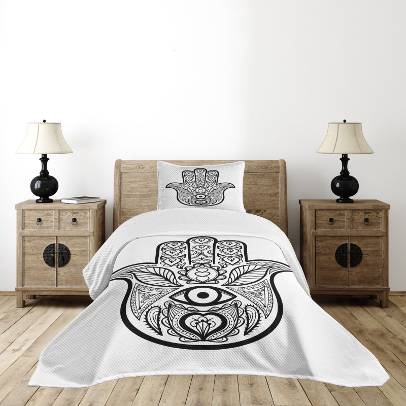 Nature Tribal Boho Art Bedspread Set