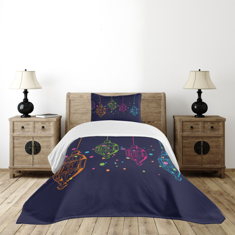 Candles in the Night Bedspread Set