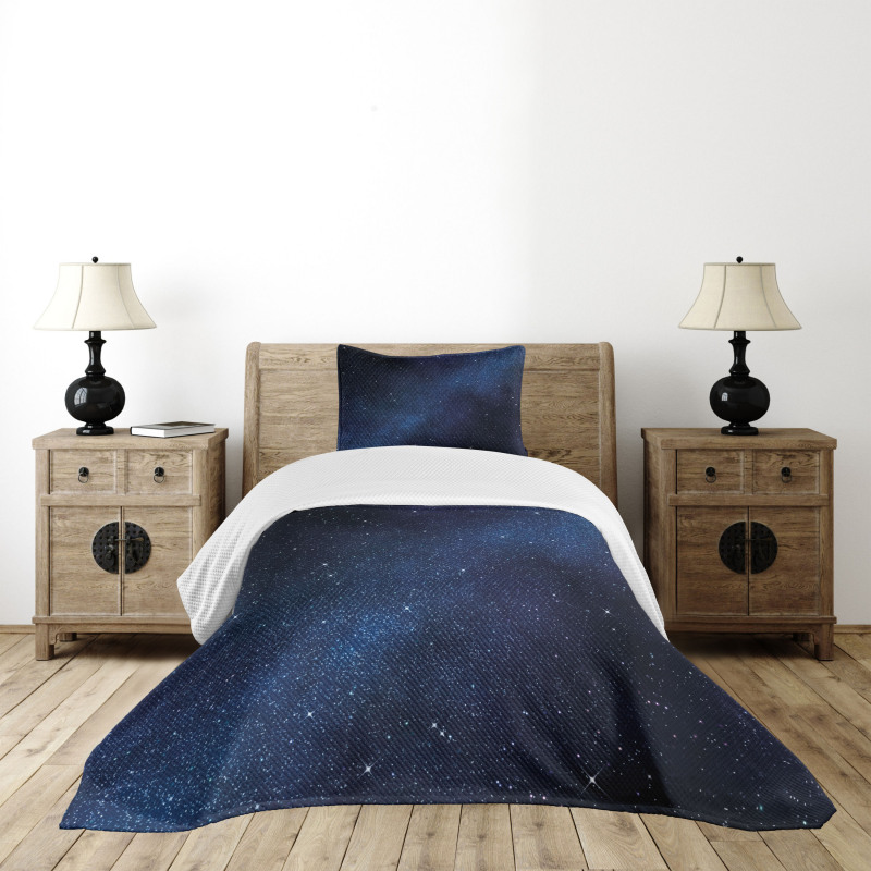 Space and Stars Bedspread Set