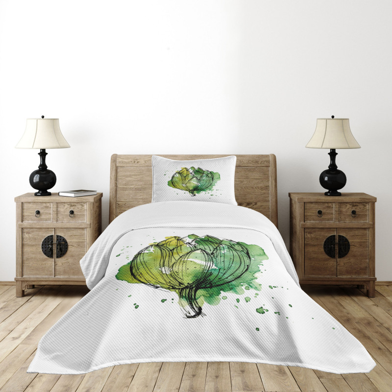 Abstract Cardunculus Bedspread Set