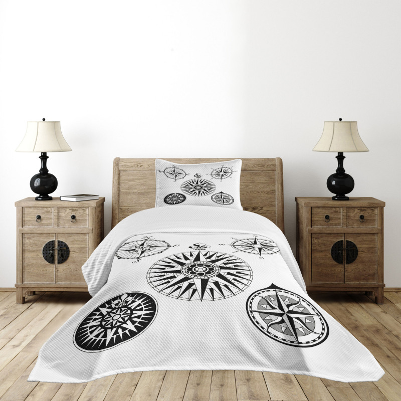 5 Windroses Angles Bedspread Set