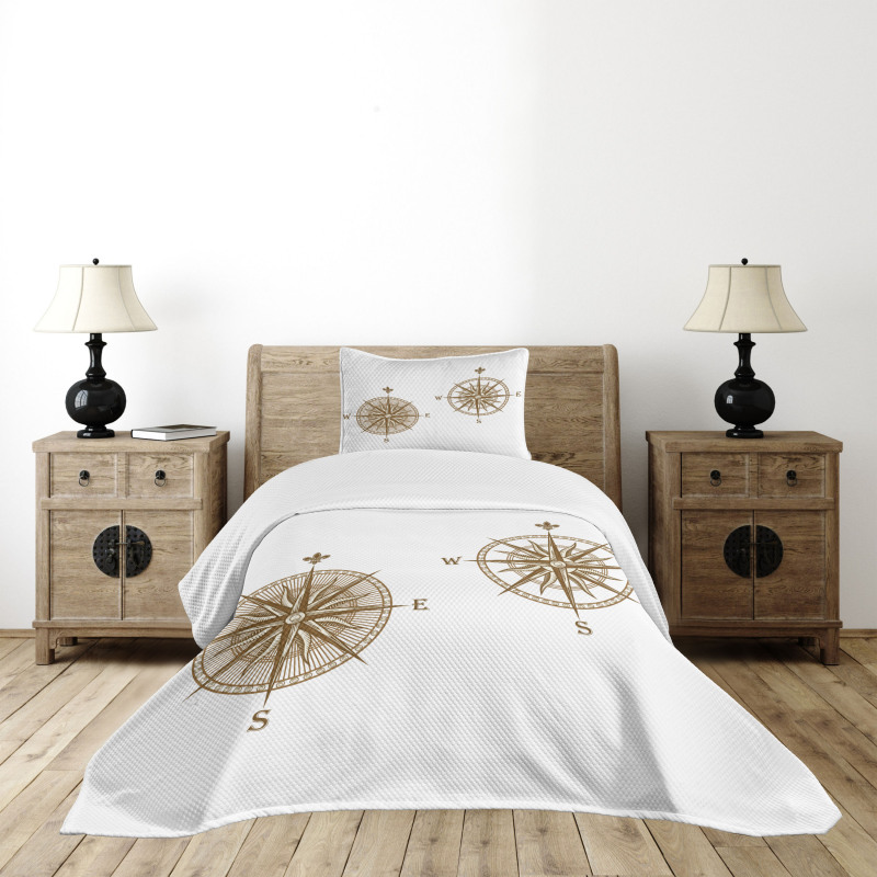 Sailing Marine Bedspread Set