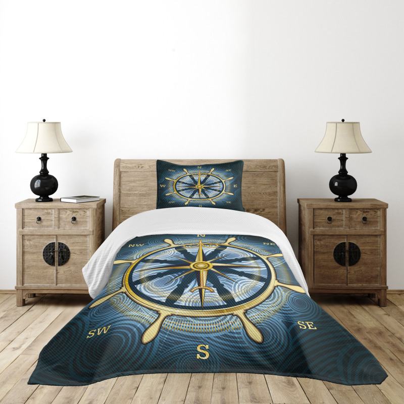 Yellow Navigation Bedspread Set