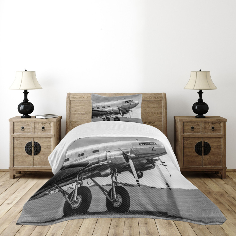 Old Airliner Bedspread Set