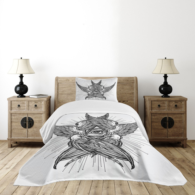 Providence Vintage Angel Bedspread Set