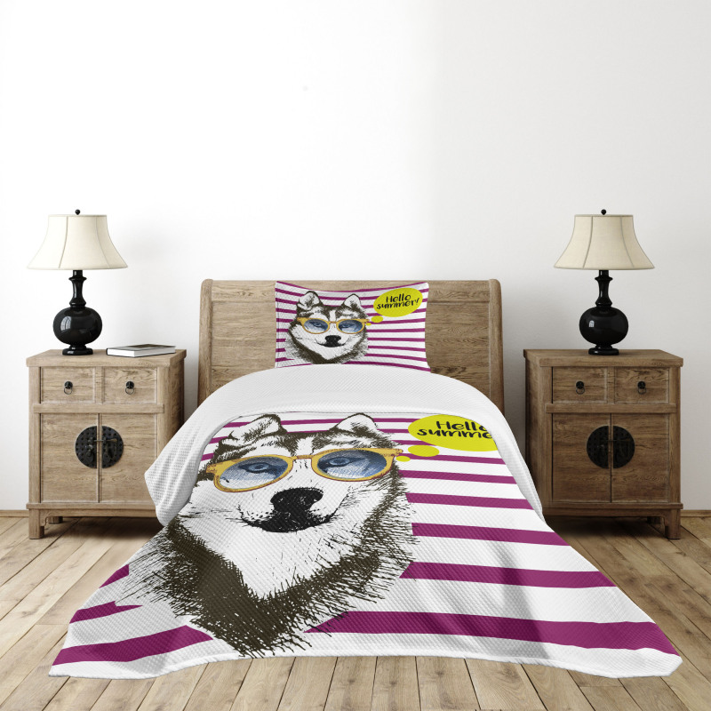 Sketch Stripes Bedspread Set