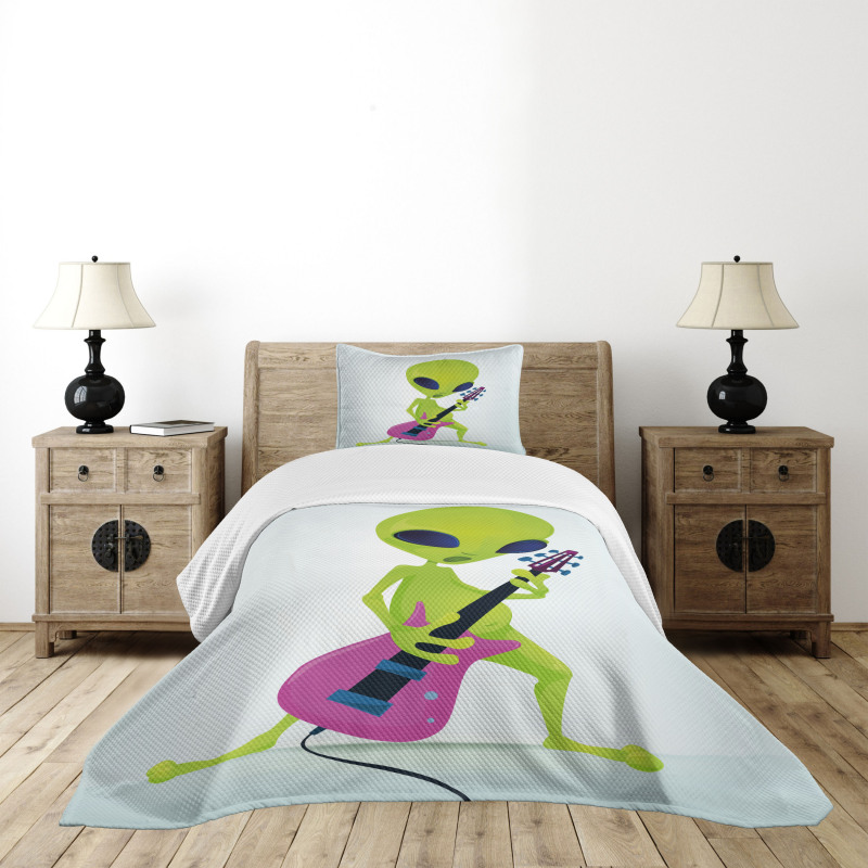 Music Monster Bedspread Set
