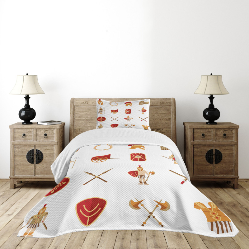 Warriors Set Bedspread Set