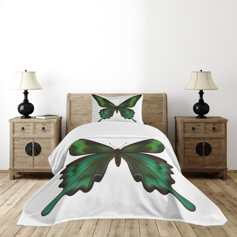 Exotic Green Bedspread Set