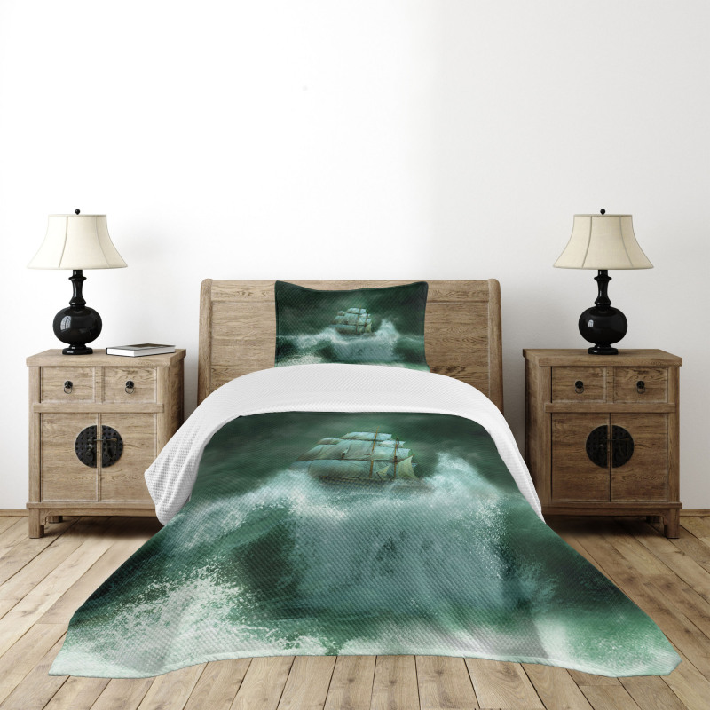 Thunderstorm Art Bedspread Set