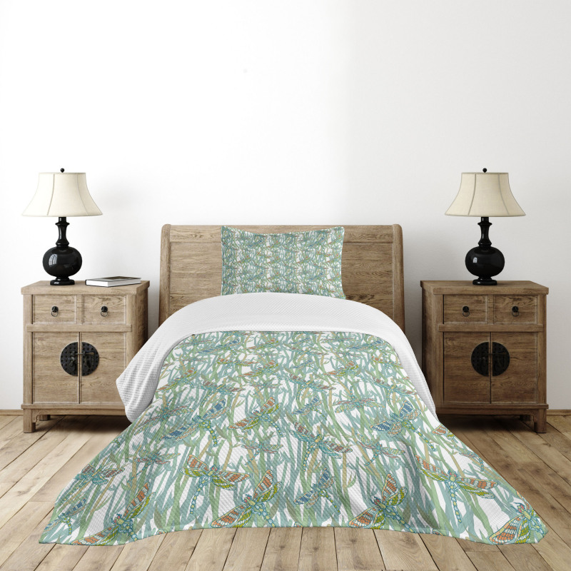 Summer Season Artwork Bedspread Set