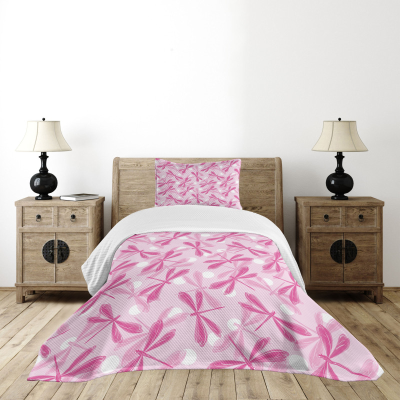 Vibrant Wings Insect Bedspread Set