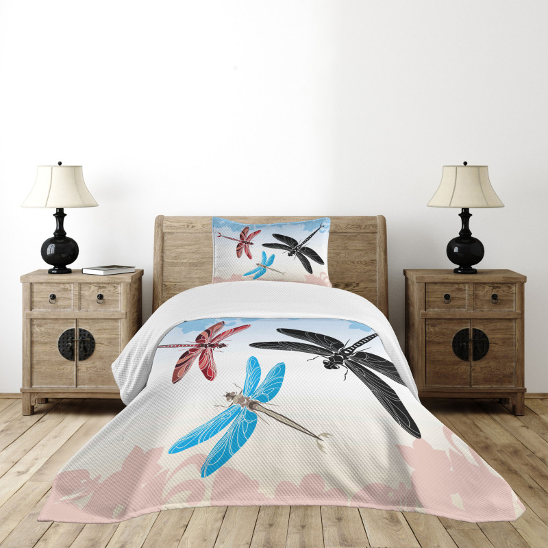 Exotic Animal Wing Bedspread Set