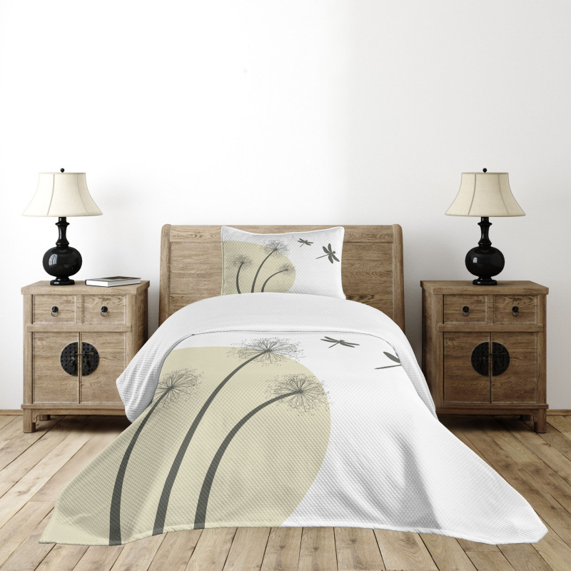 Dandelions Spring Art Bedspread Set