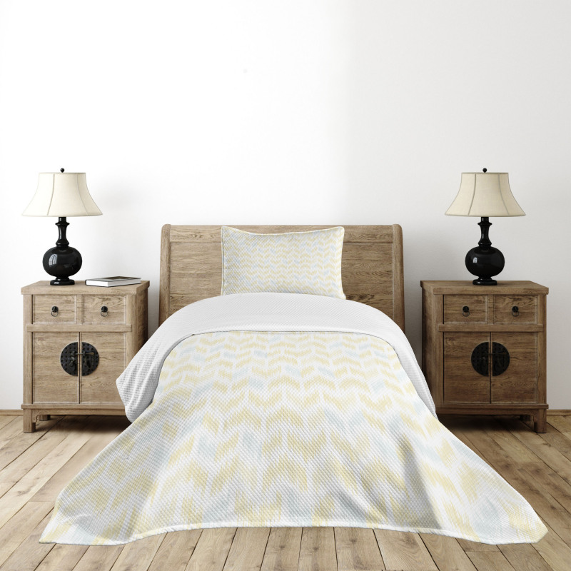 Ikat Style Tile Bedspread Set