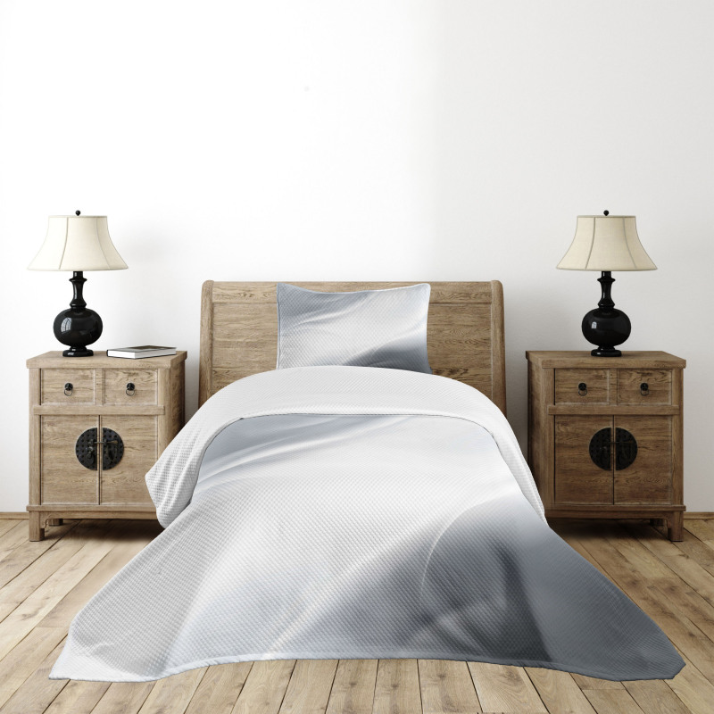 Abstract Ombre Lines Bedspread Set