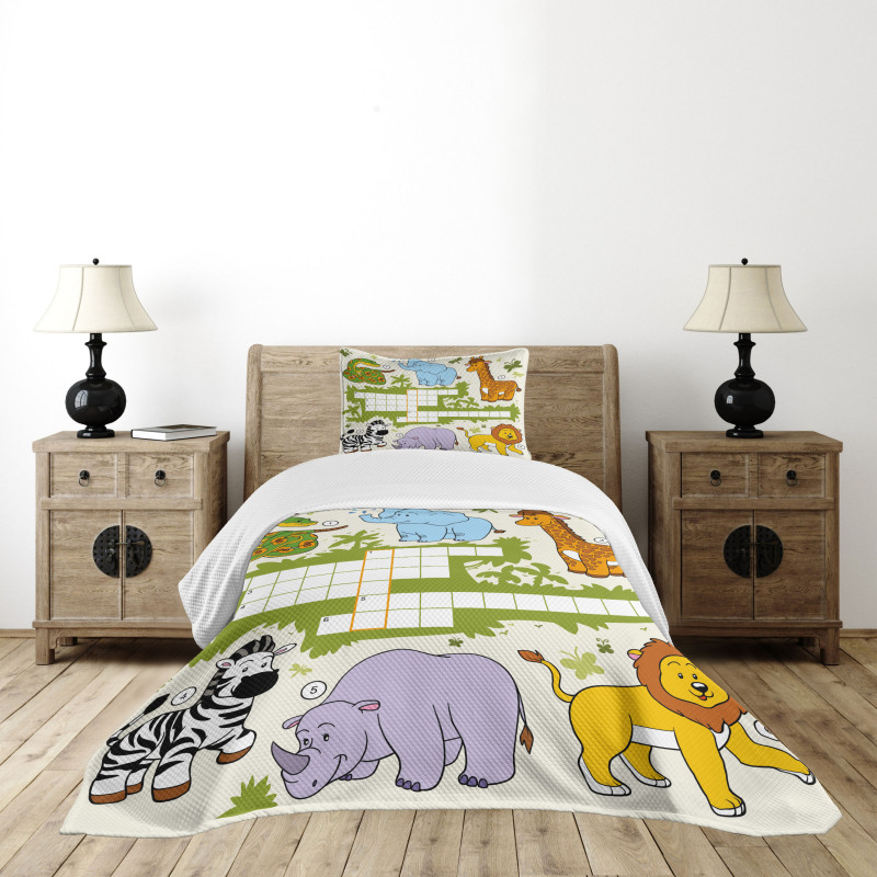 Wild Safari Bedspread Set