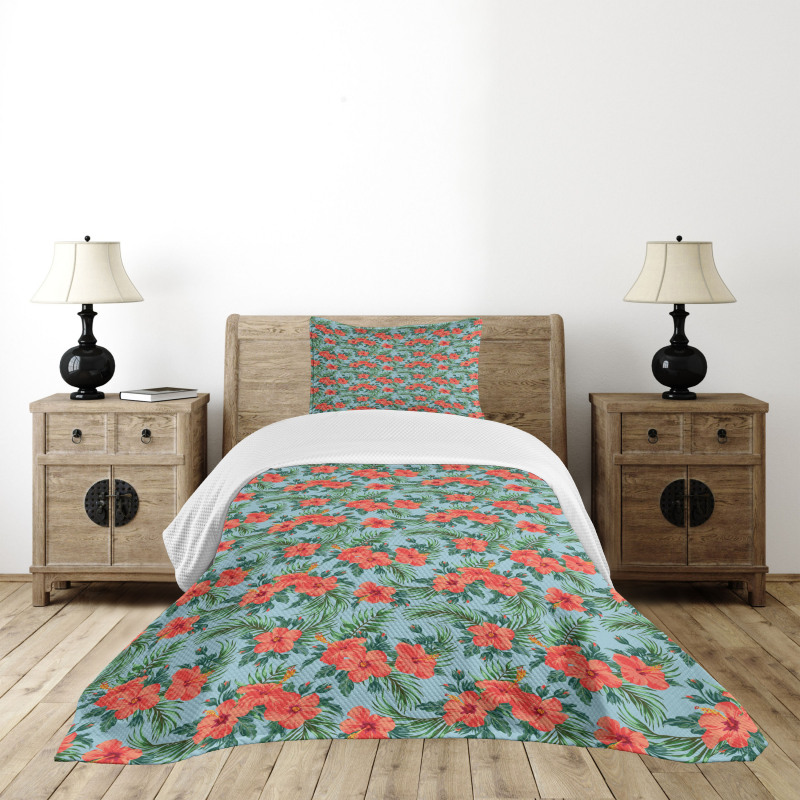 Summer Aloha Flourish Bedspread Set