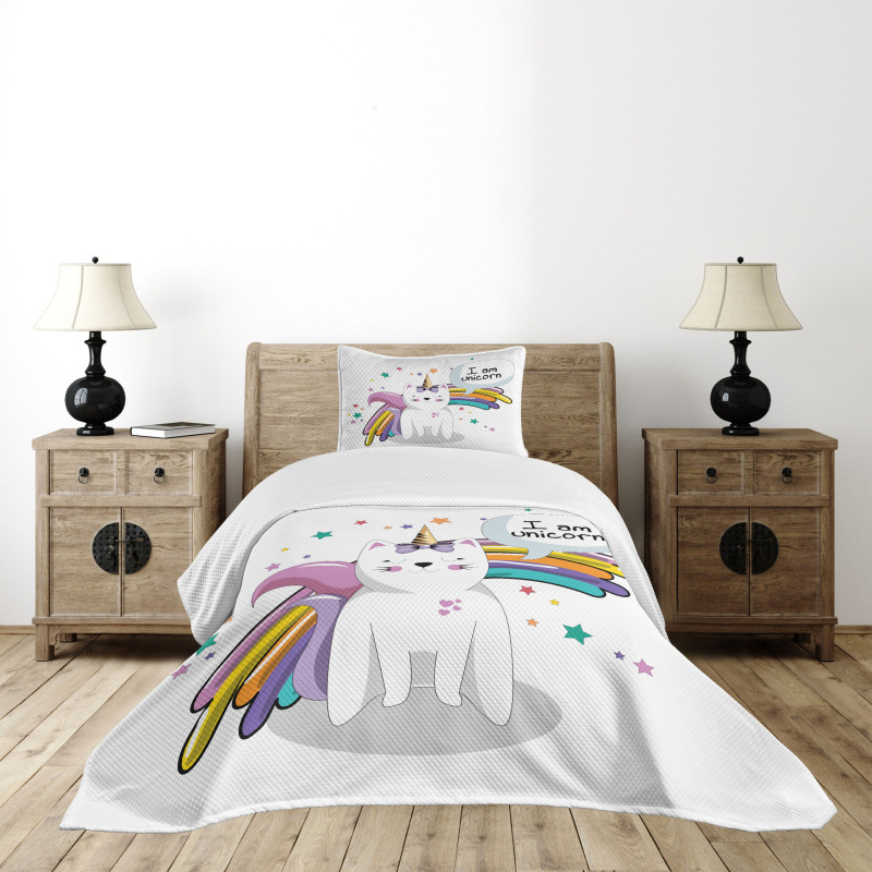 Kids Fiction Fairy Bedspread Set