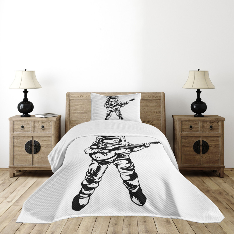 Jamming Space Man Bedspread Set