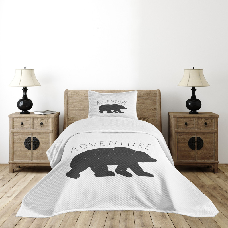 Wild Bear Nature Love Bedspread Set