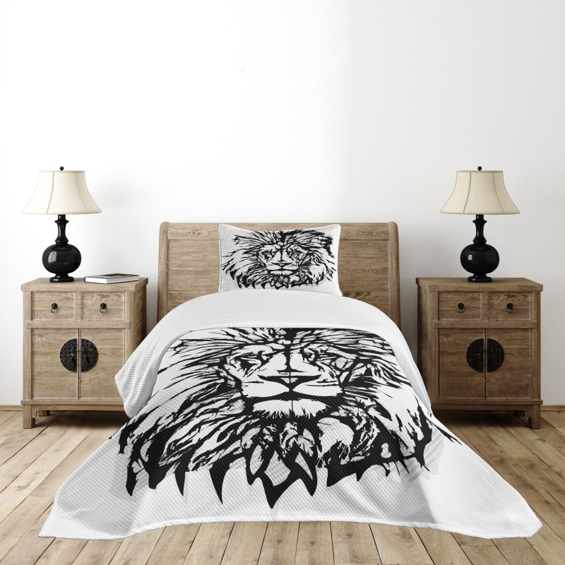 Savannah Wildlife Pattern Bedspread Set