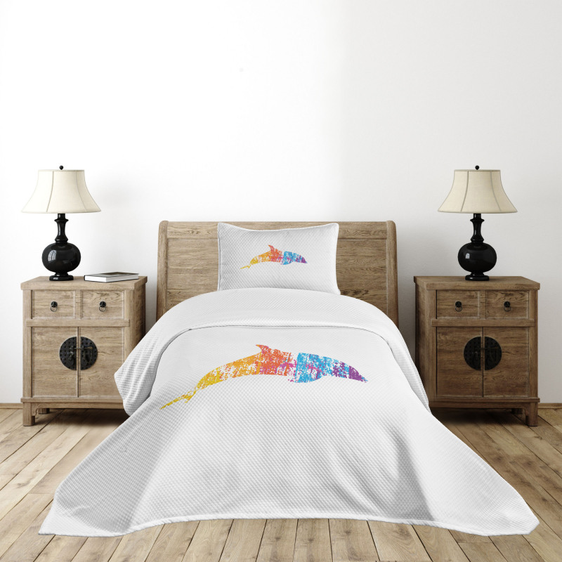 Marine Animal Design Bedspread Set