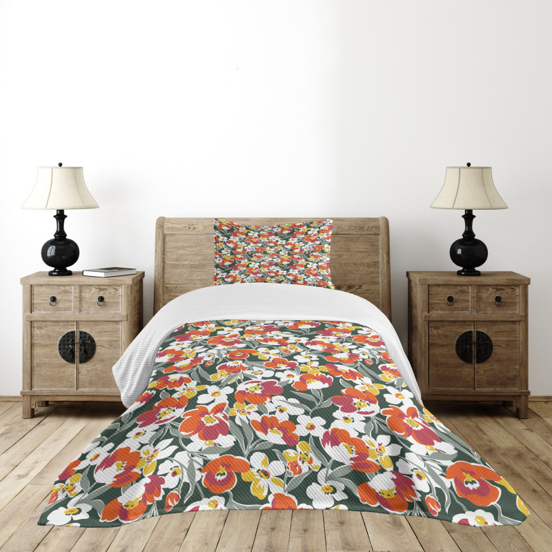 Vintage Natural Vibrant Bedspread Set