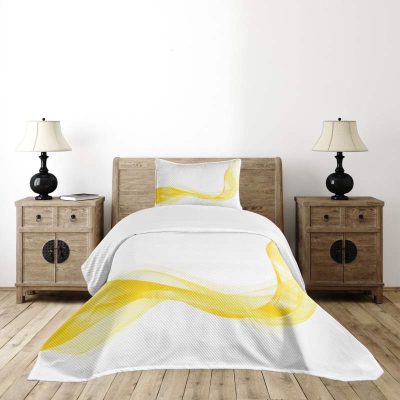 Lines Waves Bedspread Set