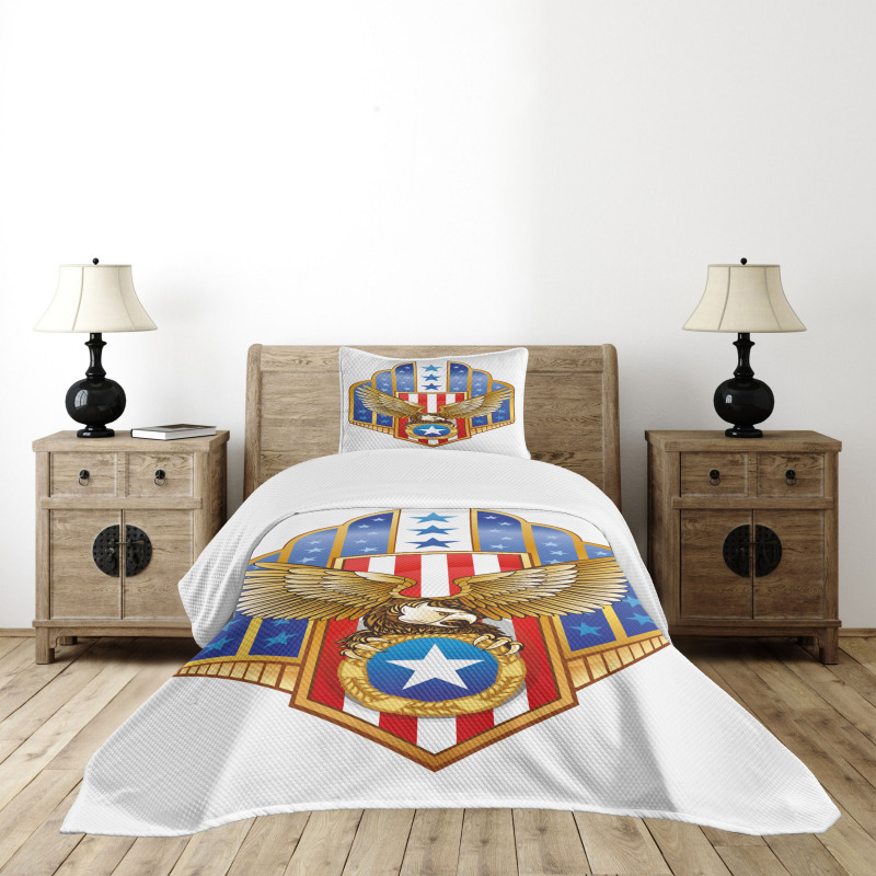 Freedom Flag Bedspread Set