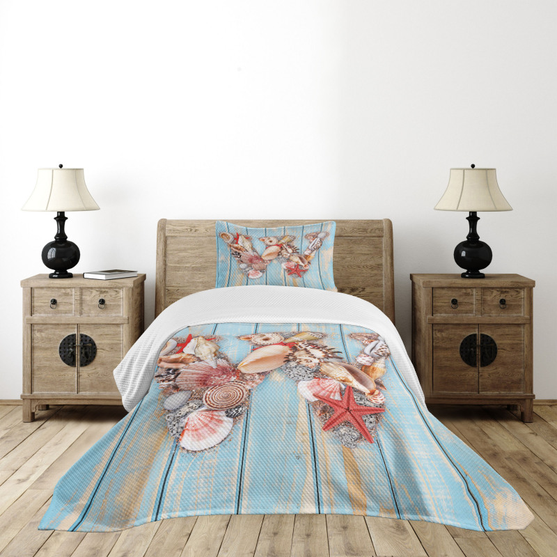 Oceanic Tropic Nature Bedspread Set