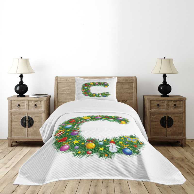 Celebration Design Bedspread Set