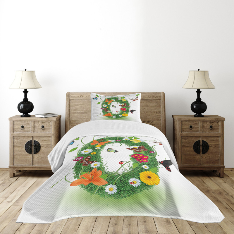 Springtime Butterflies Bedspread Set