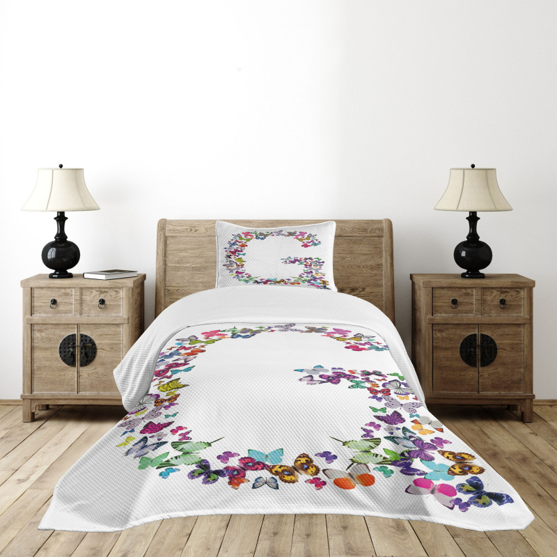 Exotic Butterflies Bedspread Set