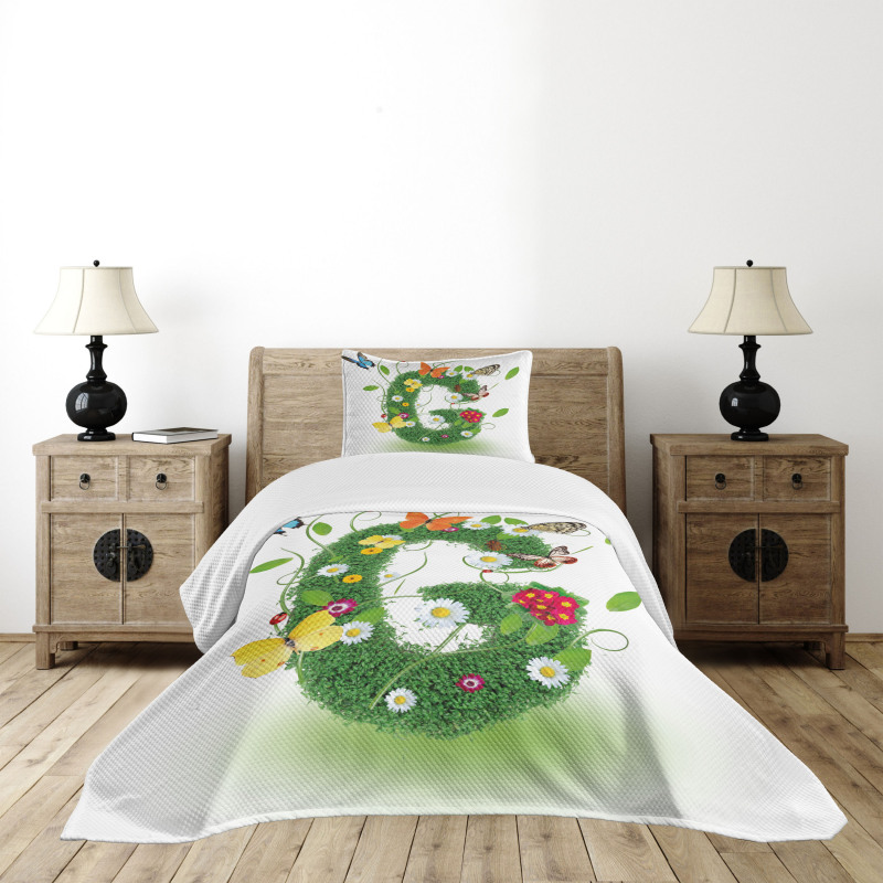 Spring Inspired G Bedspread Set