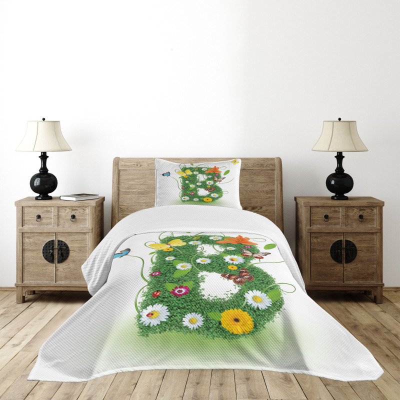 Flourish Daisy Garden Bedspread Set