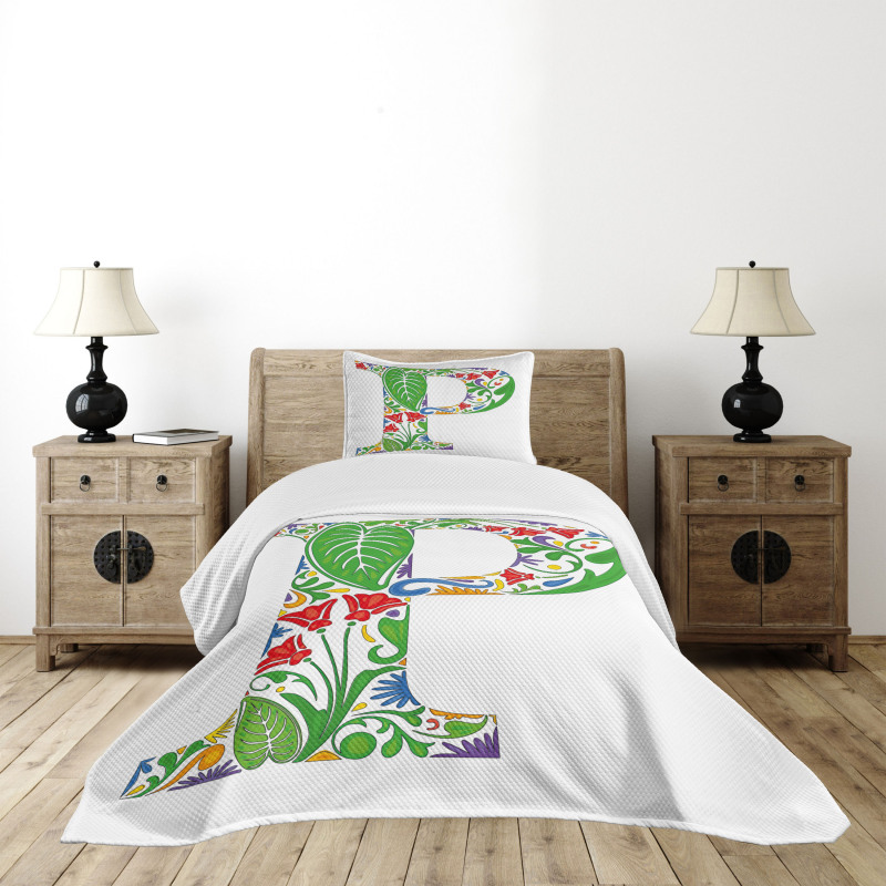 Abstract Color Palette Bedspread Set