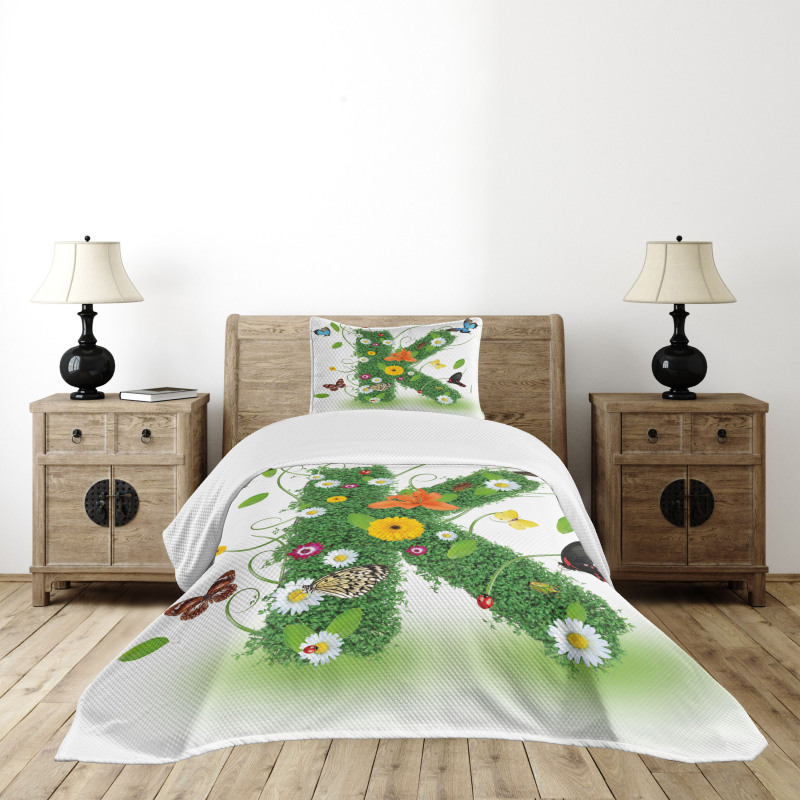 Nature Inspired Image Bedspread Set