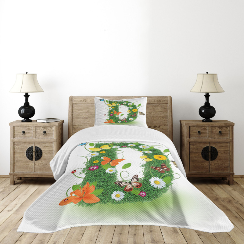 Exotic Abloom Wings Bedspread Set