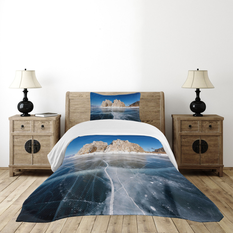 Lake Baikal in Siberia Bedspread Set