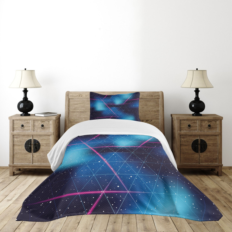 Retrofuturistic Bedspread Set