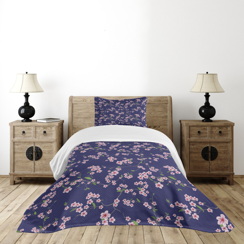 Sakura Blossom Bedspread Set