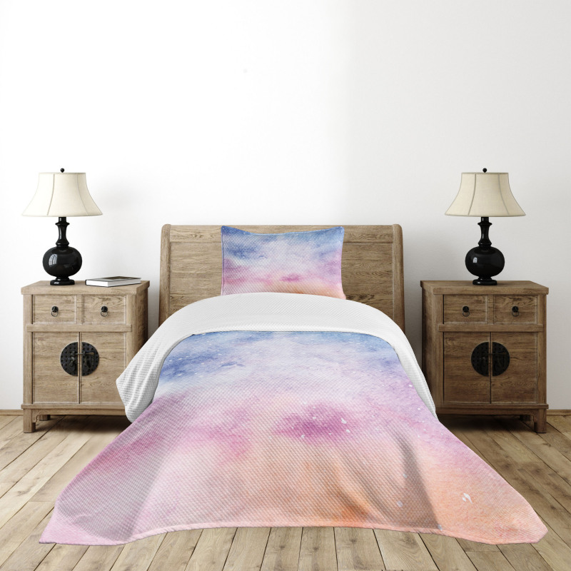 Soft Nebula Bedspread Set