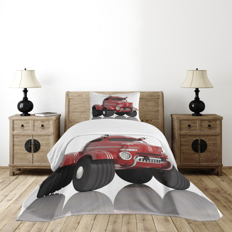 Realistic Kids Toy Design Bedspread Set